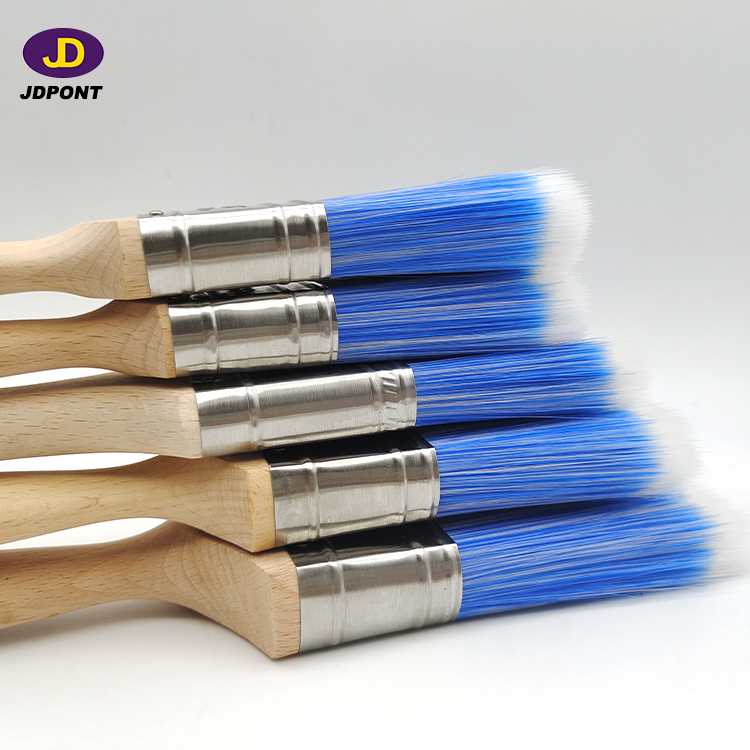 POLYESTER FILAMENT WOODEN HANDLE PAINT BRUSH ANGLE PAINT BRUSH