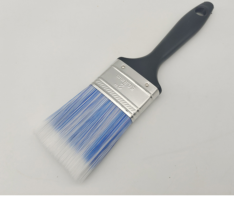Blue and wihte filament Paint brush with black plastic handle(图4)