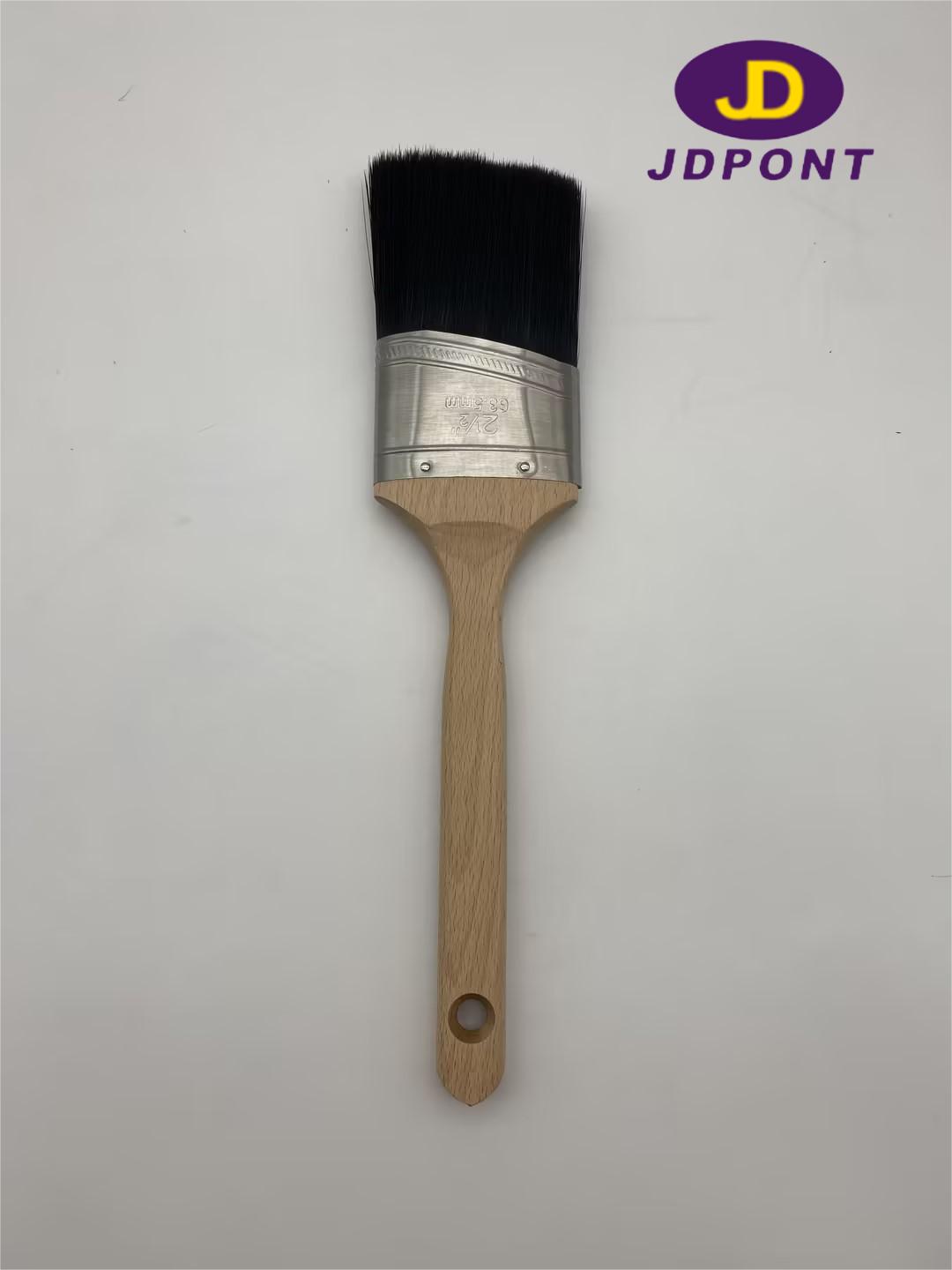 7 PRO-PA JDPBS 3 Wood Handle and 100% Synthetic Filament(Soild Round Tapered) Paint Brush