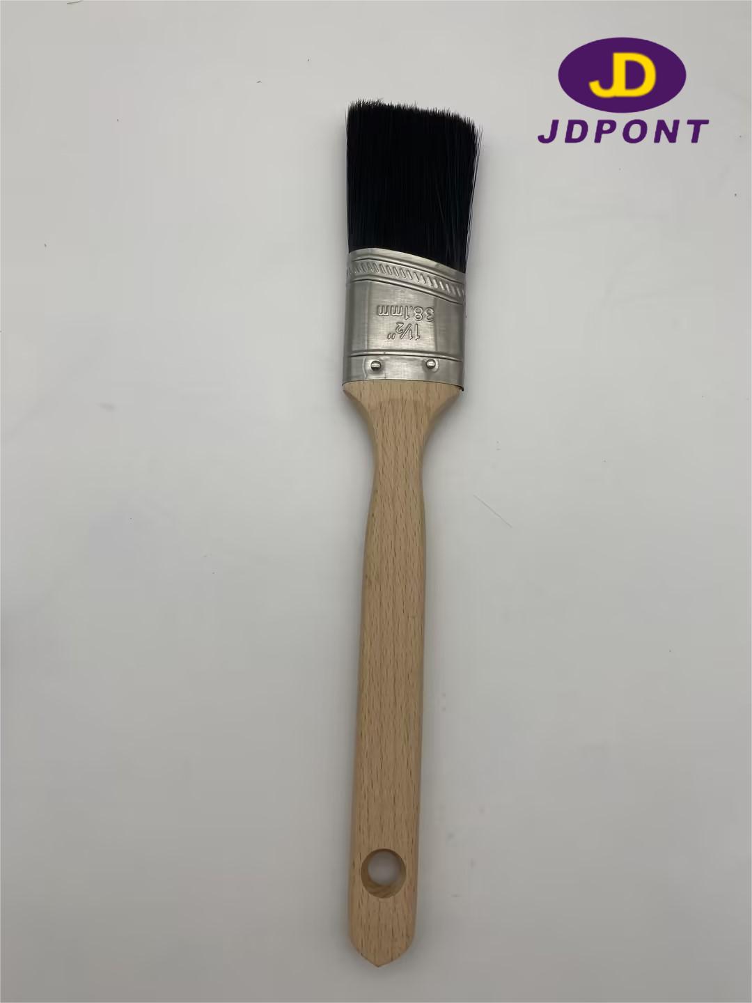 5 PRO-PA JDPBS 1 Wood Handle and 100% Synthetic Filament(Soild Round Tapered) Paint Brush