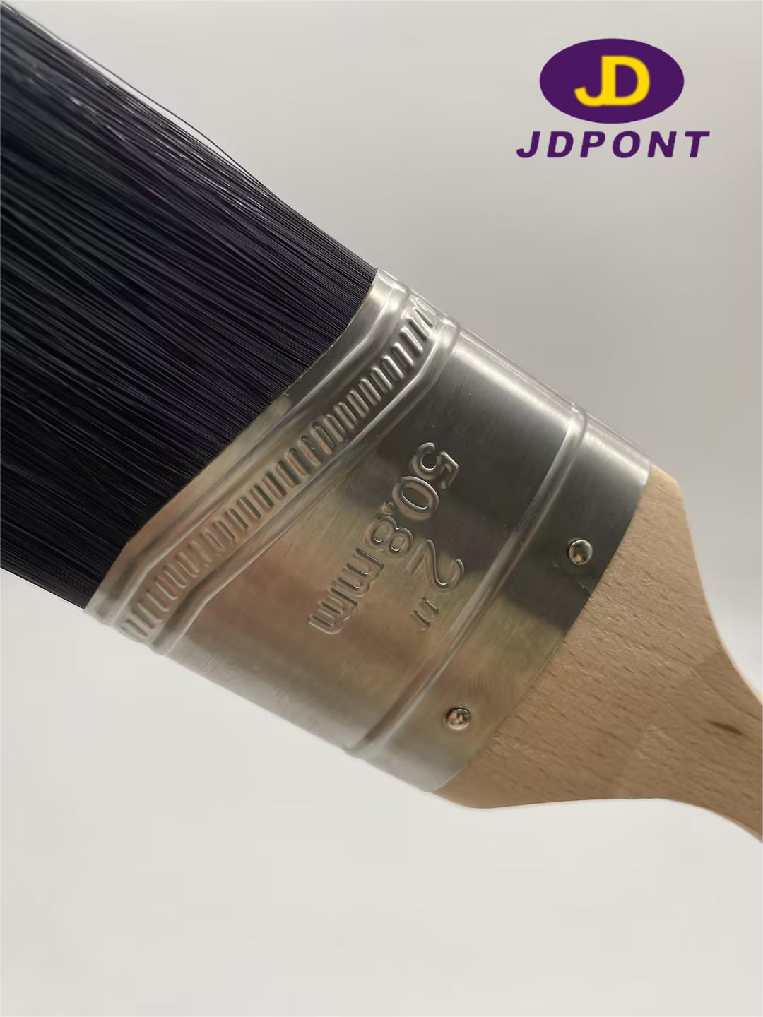 6 PRO-PA JDPBS 2 Wood Handle and 100% Synthetic Filament(Soild Round Tapered) Paint Brush(图3)