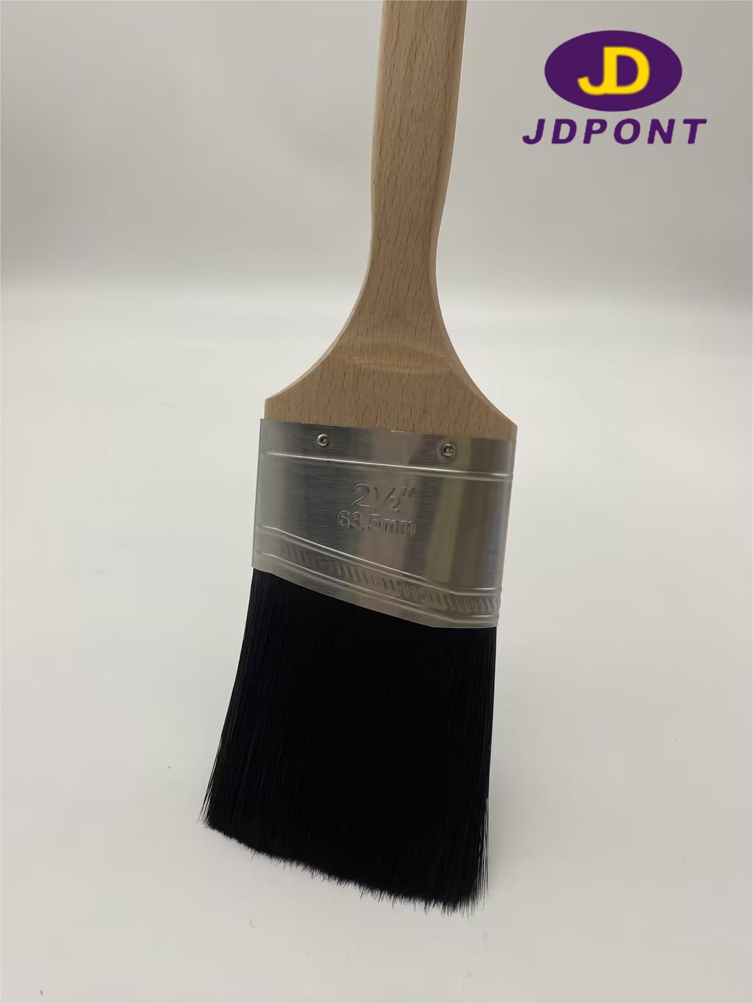 7 PRO-PA JDPBS 3 Wood Handle and 100% Synthetic Filament(Soild Round Tapered) Paint Brush(图1)