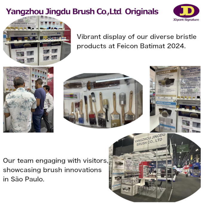 Visit Yangzhou Jingdu Brush CO., LTD. at feicon Batmait, Brazil, April 2-5, 2024, booth No.: H208