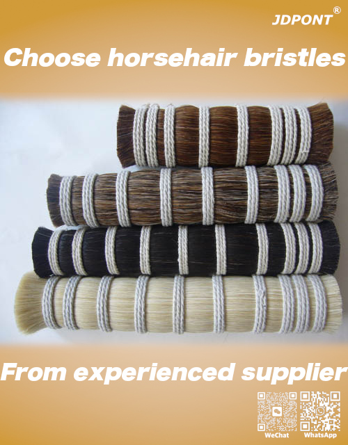 Guide on Selecting and Using Horsehair Bristles, Mane and Tail Hair Distinctions, Sizes, and Colors